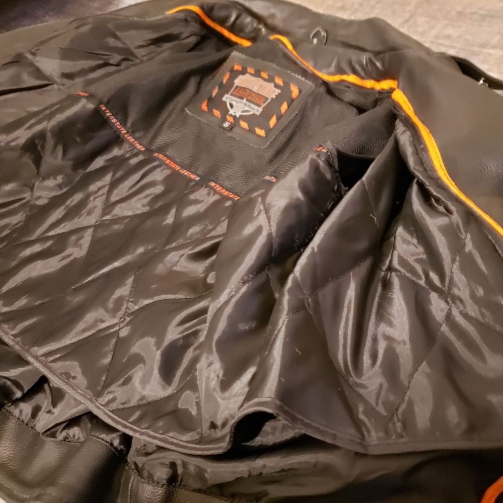 Interstate Leather Woman's S Motorcycle Jacket View 4